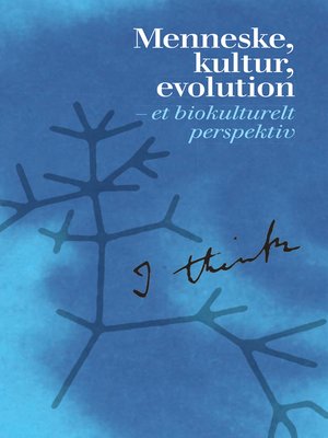 cover image of Menneske, kultur, evolution